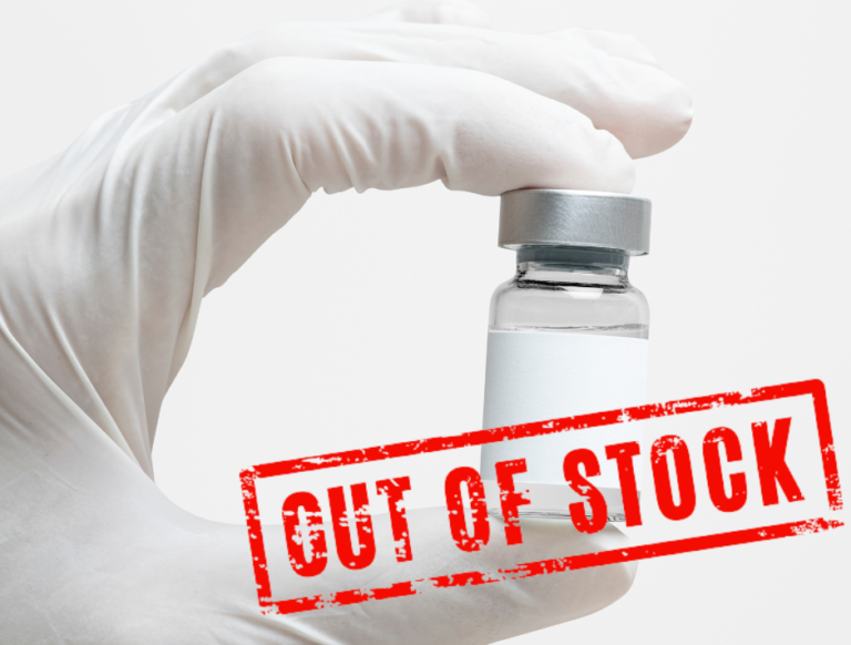 Out of stock on medicines